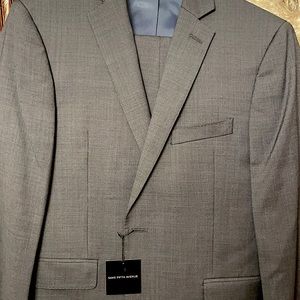 Saks Fifth Avenue Blue Suit